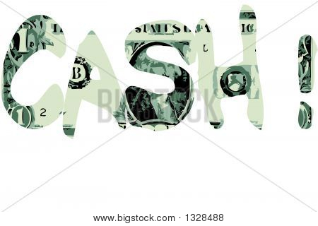 Cash! -Vector illustratie