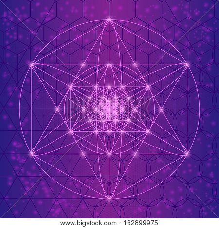 Sacred Geometry Symbols And Elements.