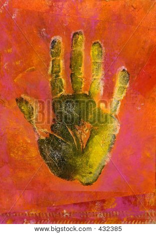 Hand Print Painting