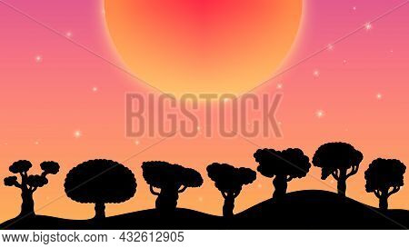 1 Sunset Background