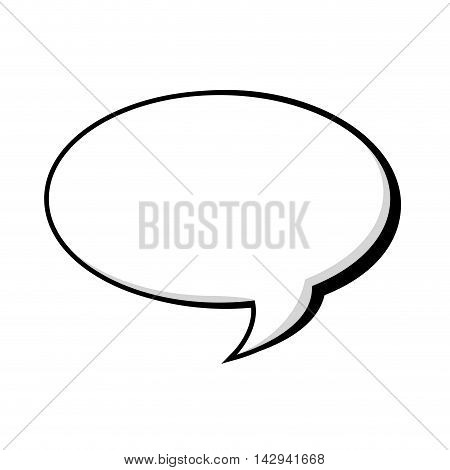 bubble talk thinking speak comic cartoon message vector illustration isolated