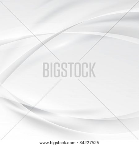 Smooth Swoosh Abstract Modern Grey Border Line Background