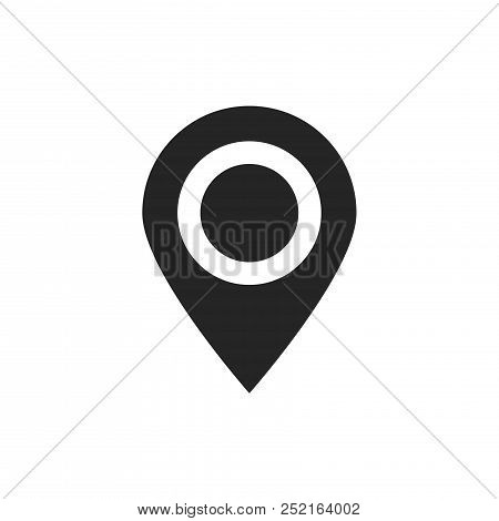 Location Icon Isolated On White Background. Location Icon Modern Symbol For Graphic And Web Design. 