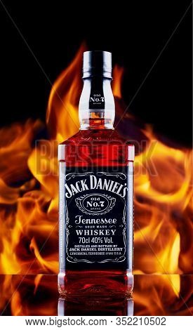 Poznan, Poland - April 23, 2016: Jack Daniels, A Brand Of The Best Selling American Whiskey In The W