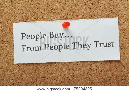 Customer Trust Concept