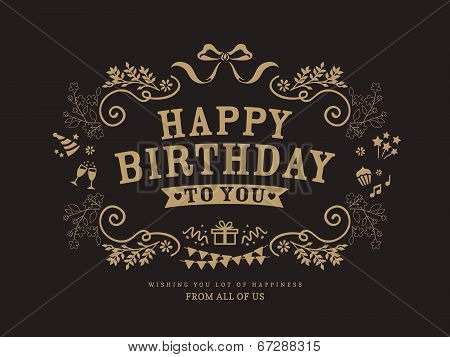 Birthday Card Design Template