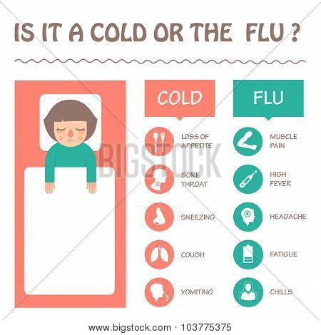 flu and cold disease symptoms