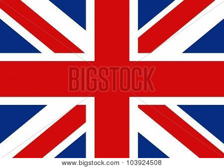 Flag Of Great Britain. Official Uk Flag Of The United Kingdom.