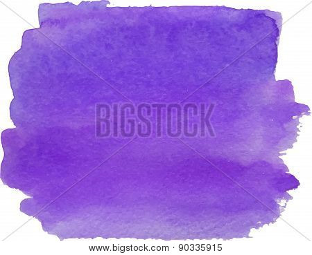 Abstract watercolor hand paint violet texture