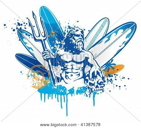 poseidon surfer