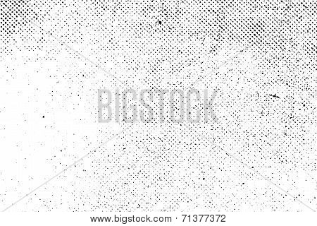 Grunge real organic vintage halftone vector ink print background