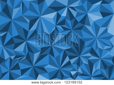 Low poly style vector blue low poly design low poly style illustration Abstract low poly background vector