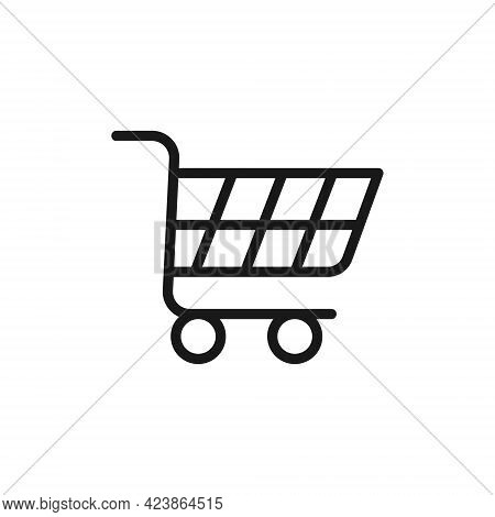 Shopping Cart icon. Shopping icon. Shopping Cart vector. Shop icon. Shopping Cart icon vector. Online Shopping icon. Online Shop icon. Shopping Cart icon logo template. Shopping Cart vector icon design for web icon, logo, sign, symbol, app UI.