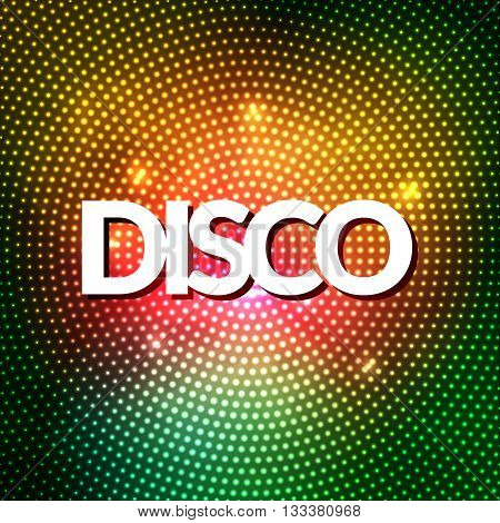 Disco party lights gold background. Hot dance background. Dance floor vector. Disco dance floor. Disco poster. Dance club. Party gold sparkle background. Dance Party Night Poster Background Template