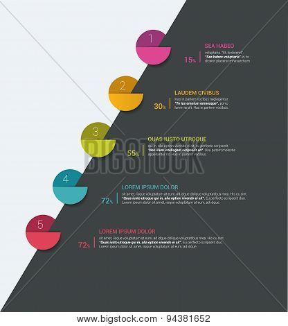 Timeline. Step By Step Template.