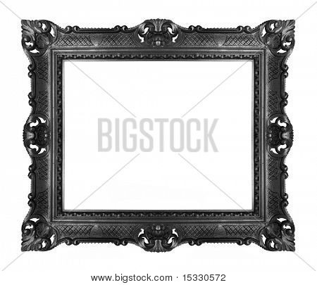 antigo quadro preto isolado