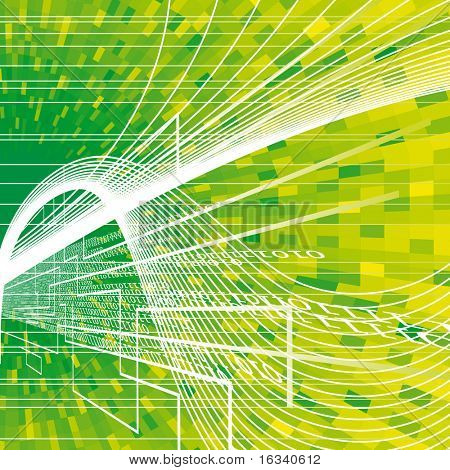 abstrakti vihreä vector taustaa binaarikoodin