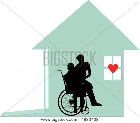 Home Care Living With Dignity Illustration