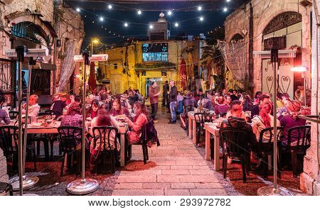 Tel Aviv, Israel - March 28, 2019: Dr Shakshuka, Best Cafes And Restaurants Of The City In Old Jaffa