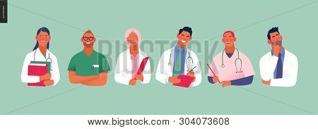 Medical Insurance -best Doctors -modern Flat Vector Concept Digital Illustration - Medical Specialis