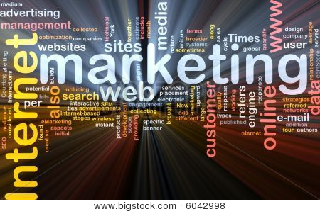 Internet Marketing Word Cloud Box Package