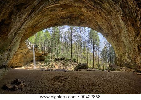 Ash Cave Waterfall