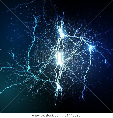 vector lightning flash strike background