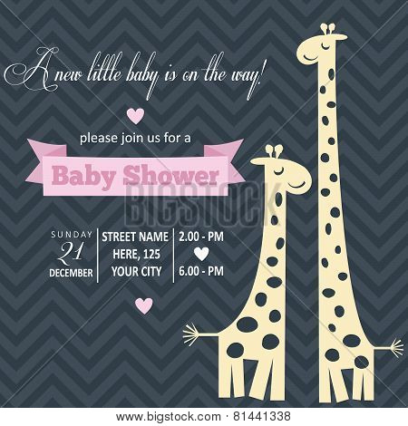 Baby Girl Invitation For Baby Shower