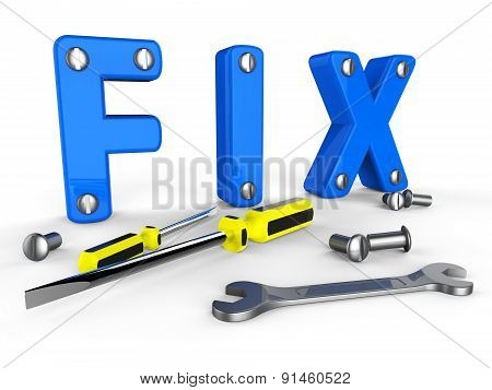 Fix Word Means Mends Mend And Maintenance