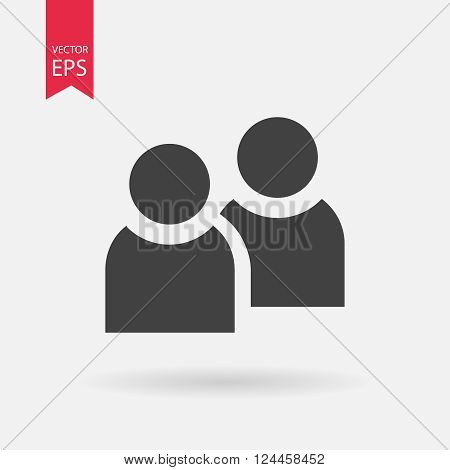 People icon, People flat icon, People web icon, People icon vector, People icon eps, People pictograph, People icon picture, People logo design, People icon art, People icon jpg. Vector illustration