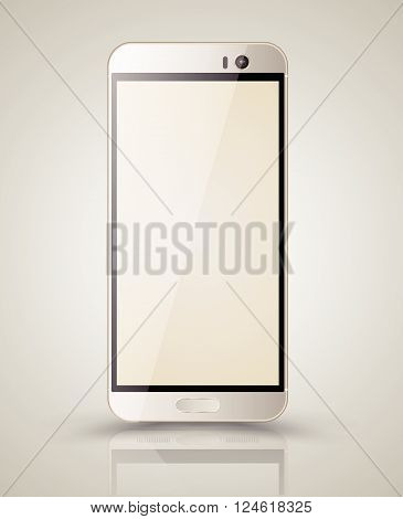 New realistic mobile phone smartphone collection iphon style mockups with blank screen isolated on white background. Vector illustration. for printing and web element, Game and application mockup.