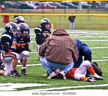 Injured Player Youth Football