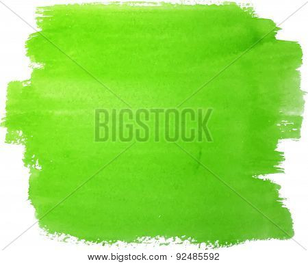 Abstract watercolor hand paint green texture