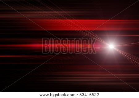 Fantastic Futuristic Technology Background Design With Lights