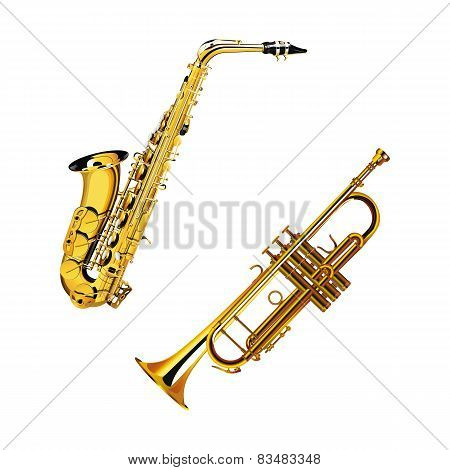 Saxophone And Trumpet