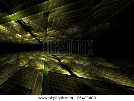 3D perspective grid background texture