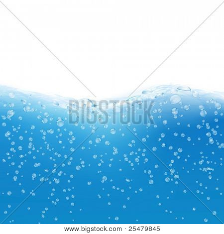 Sfondo acqua astratto blu. Eps10 illustrazione vettoriale