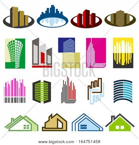 Real Estate. Elements for design. Vector illustration.