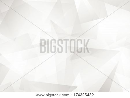 White abstract pattern of geometric shapes Texture. Geometric background