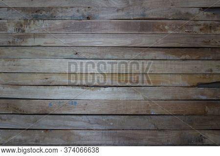 Old Grunge Wood Plank Texture Background. Vintage Blue Wooden Bo