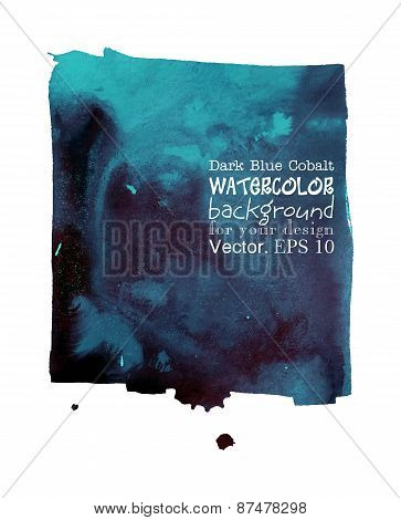 dark cobalt blue watercolor background