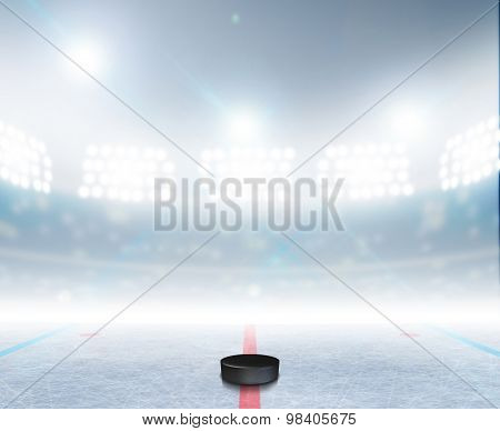 Ice Hockey Rink Stadium