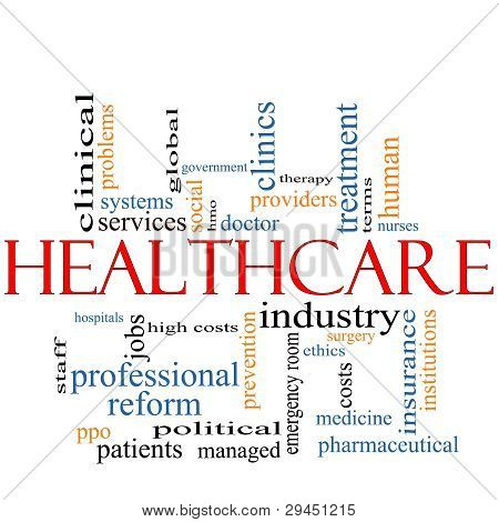 Healthcare Word Cloud Concept