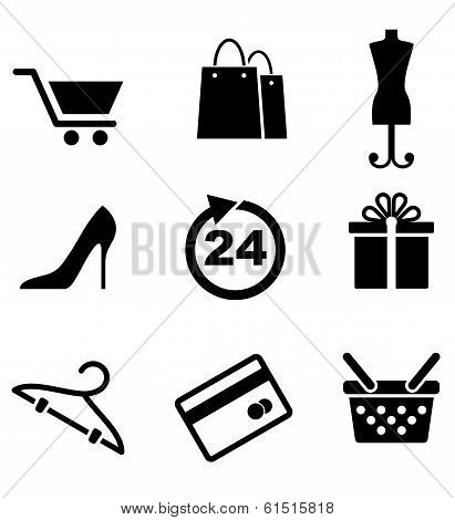 Retail and shopping icons