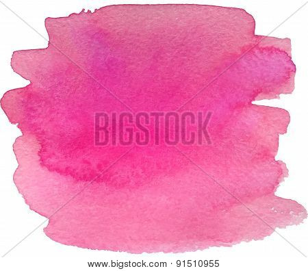 Abstract watercolor hand paint pink texture