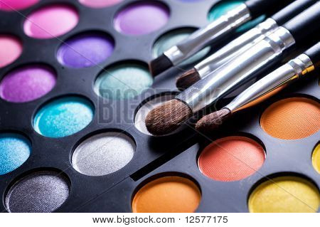 Pennelli trucco e make-up ombretti