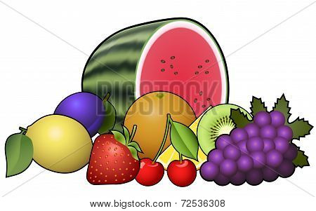 Fruits heap