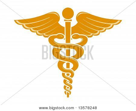 Medizinische Caduceus Symbol