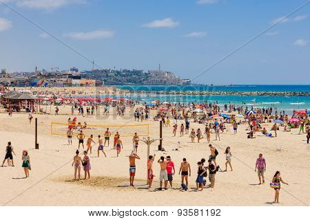 The Beach Of Tel-aviv And Jaffa