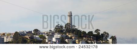 Coit Tower su Telegraph Hill Panorama